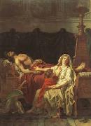 Jacques-Louis David andromache mourning hector (mk02) oil painting reproduction